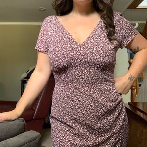 New Abercrombie & Fitch Floral midi dress